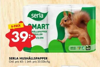 ÖoB Serla hushållspapper erbjuda