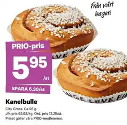 City Gross Kanelbulle erbjuda