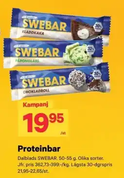 City Gross Swebar proteinbar erbjuda