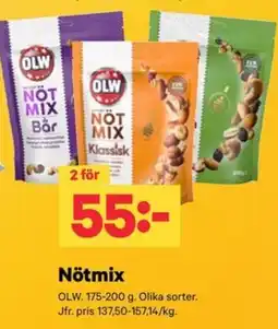 City Gross Olw nötmix erbjuda