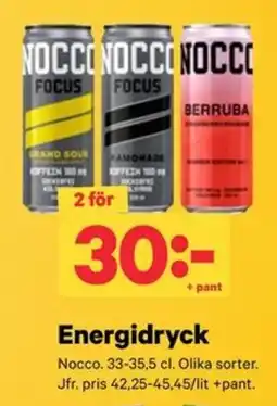 City Gross Nocco energidryck erbjuda
