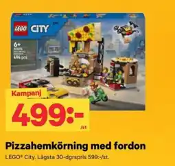 City Gross lego city pizzahemkörning med fordon erbjuda