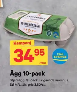 City Gross Ägg 10-pack erbjuda