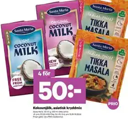 City Gross Kokosmjölk, asiatisk kryddmix, Pris i appen erbjuda
