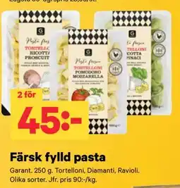 City Gross Färsk fylld pasta erbjuda