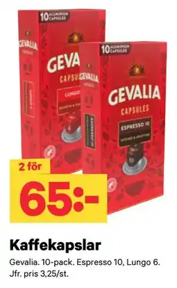 City Gross Kaffekapslar erbjuda