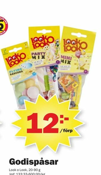 Pekås Godispåsar erbjuda