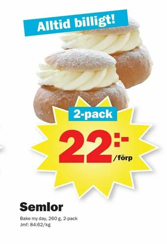 Pekås Semlor erbjuda