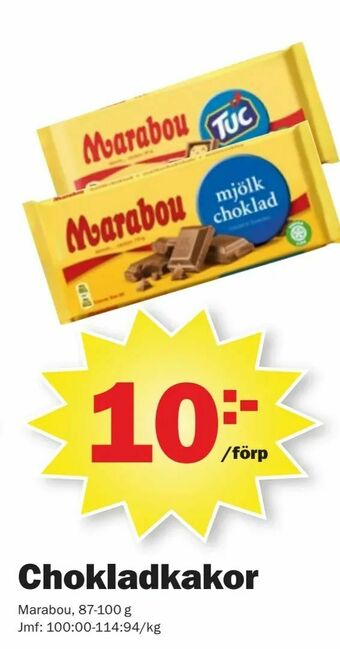 Pekås Chokladkakor erbjuda