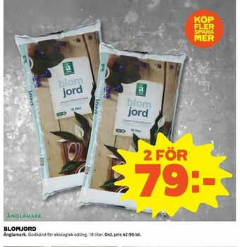 Coop Blomjord erbjuda