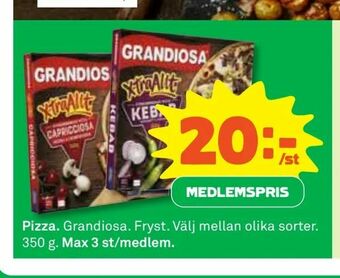 Coop Pizza erbjuda