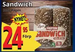 Supergrossen Sandwich erbjuda