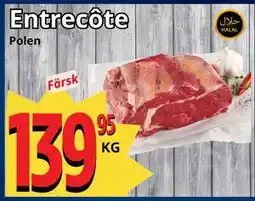 Supergrossen Entrecôte erbjuda