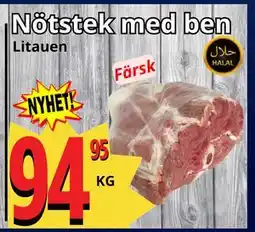 Supergrossen Nötstek med ben erbjuda