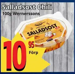 Supergrossen Salladsost Chili erbjuda