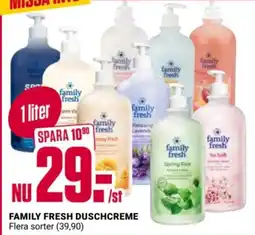 ÖoB Family Fresh duschcreme erbjuda