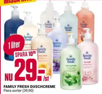 Family Fresh duschcreme