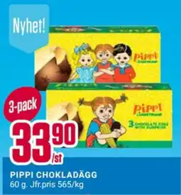 ÖoB Pippi chokladägg erbjuda
