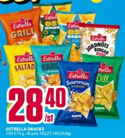ÖoB Estrella snacks erbjuda