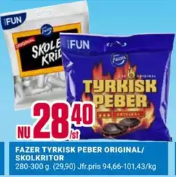 ÖoB Fazer tyrkisk peber original/skolkritor erbjuda