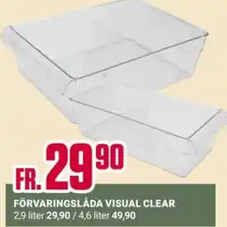 ÖoB Förvaringslåda visual clear erbjuda