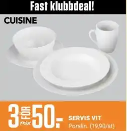 ÖoB Cuisine servis vit erbjuda