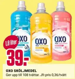 ÖoB Oxo sköljmedel erbjuda