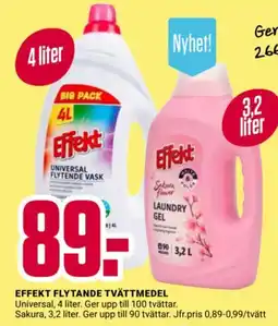 ÖoB Effekt flytande tvättmedel erbjuda