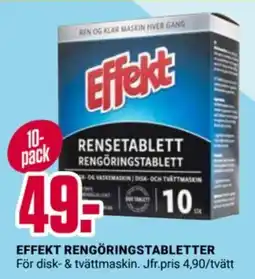 ÖoB Effekt rengöringstabletter erbjuda