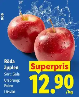 Lidl Röda äpplen erbjuda
