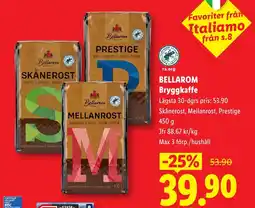 Lidl Bellarom Bryggkaffe erbjuda