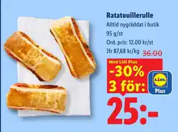 Lidl Lidl ratatouillerulle erbjuda