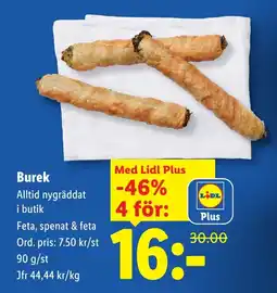 Lidl Lidl Burek erbjuda