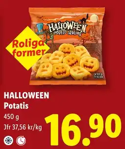 Lidl Roliga former Halloween Potatis erbjuda