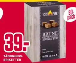 ÖoB 1-2-3 fire tändnings-briketter erbjuda