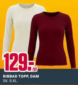 ÖoB Ribbad topp, dam erbjuda
