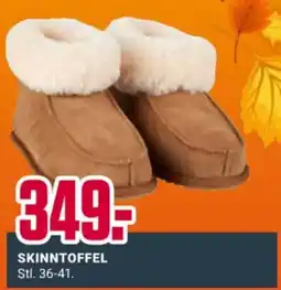 ÖoB Skinntoffel erbjuda