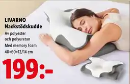 Lidl Livarno nackstödskudde erbjuda