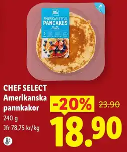 Lidl Chef select amerikanska pannkakor erbjuda