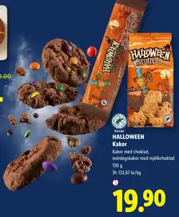 Lidl Cacao halloween kakor erbjuda