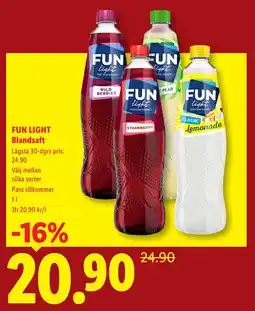 Lidl Fun light Blandsaft erbjuda