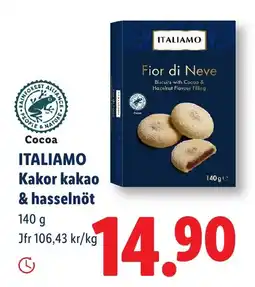 Lidl Italiamo kakor kakao & hasselnöt erbjuda