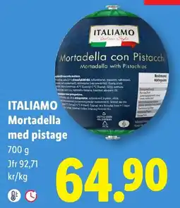 Lidl Italiamo mortadella med pistage erbjuda