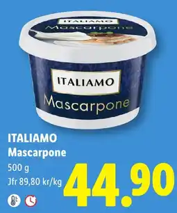 Lidl Italiamo Mascarpone erbjuda