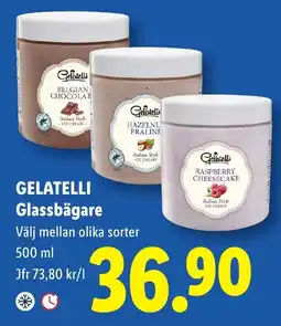 Lidl Gelatelli Glassbägare erbjuda