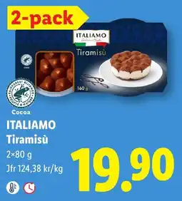 Lidl Italiamo Tiramisù erbjuda