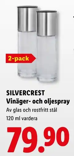 Lidl Silvercrest vinäger- och oljespray erbjuda