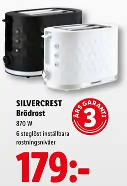 Lidl Silvercrest brödrost erbjuda
