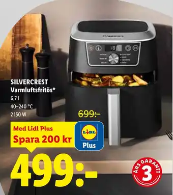 Silvercrest varmluftsfritös