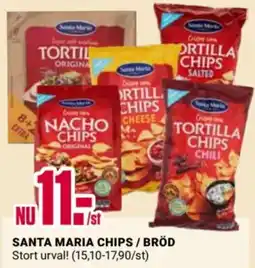 ÖoB Santa maria chips / bröd erbjuda